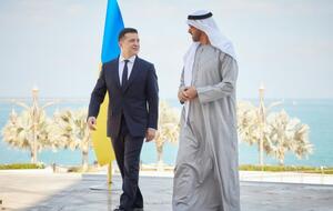 Зеленський прибув до ОАЕ 13 лютого