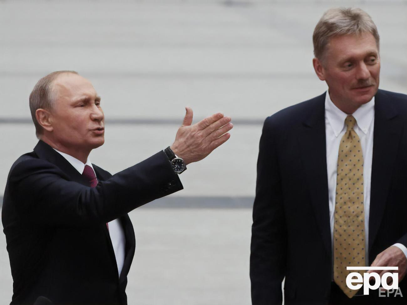 Пресс-секретарь Путина Песков заявил, что РФ продолжит отправлять на Донбасс "гуманитарные конвои"