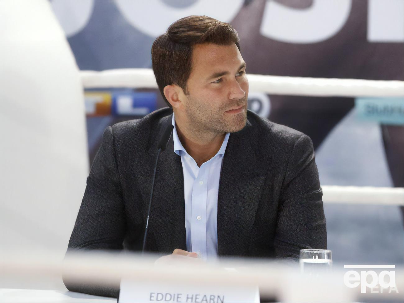 Для Хирна (на фото) важно, чтобы первый бой между британцами Энтони Джошуа и Тайсоном Фьюри был за все чемпионские пояса