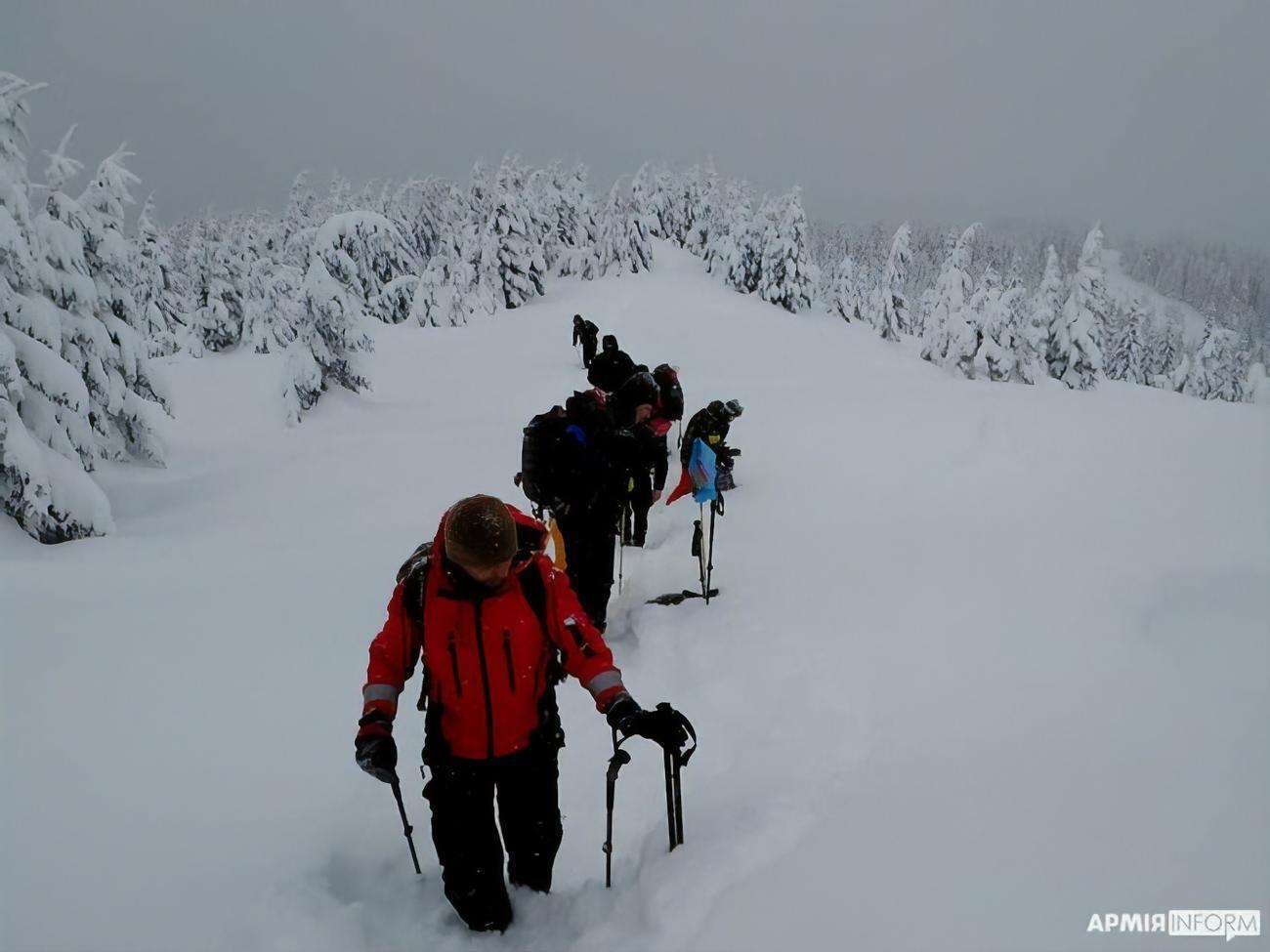 У зимовому поході в Карпатах було "дійсно важко і дуже холодно", зазначив американський офіцер