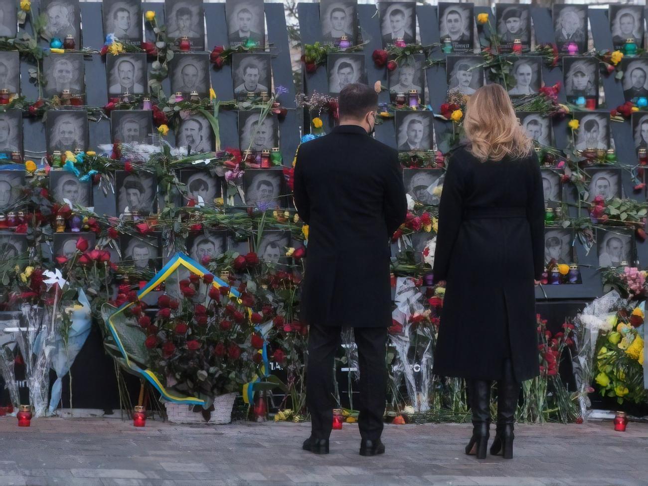 Зеленські вшанували подвиг учасників Революції гідності