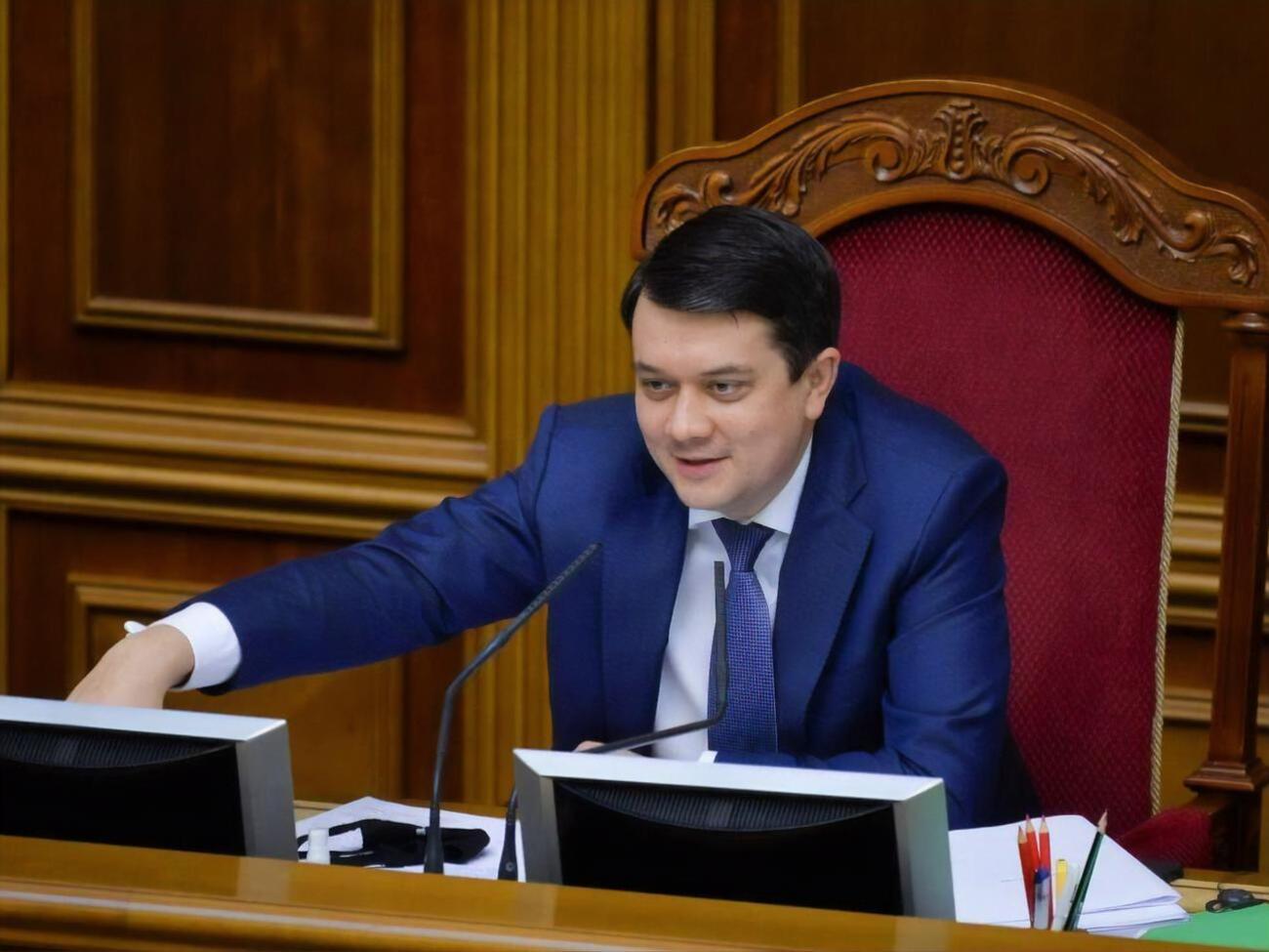 Разумков обіймає пост спікера Верховної Ради із 29 серпня 2019 року