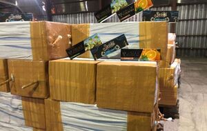 Украинские пограничники обнаружили скрытые коробки с табаком