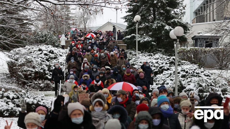 После выборов президента в Беларуси начались массовые акции протеста несогласных с их результатами