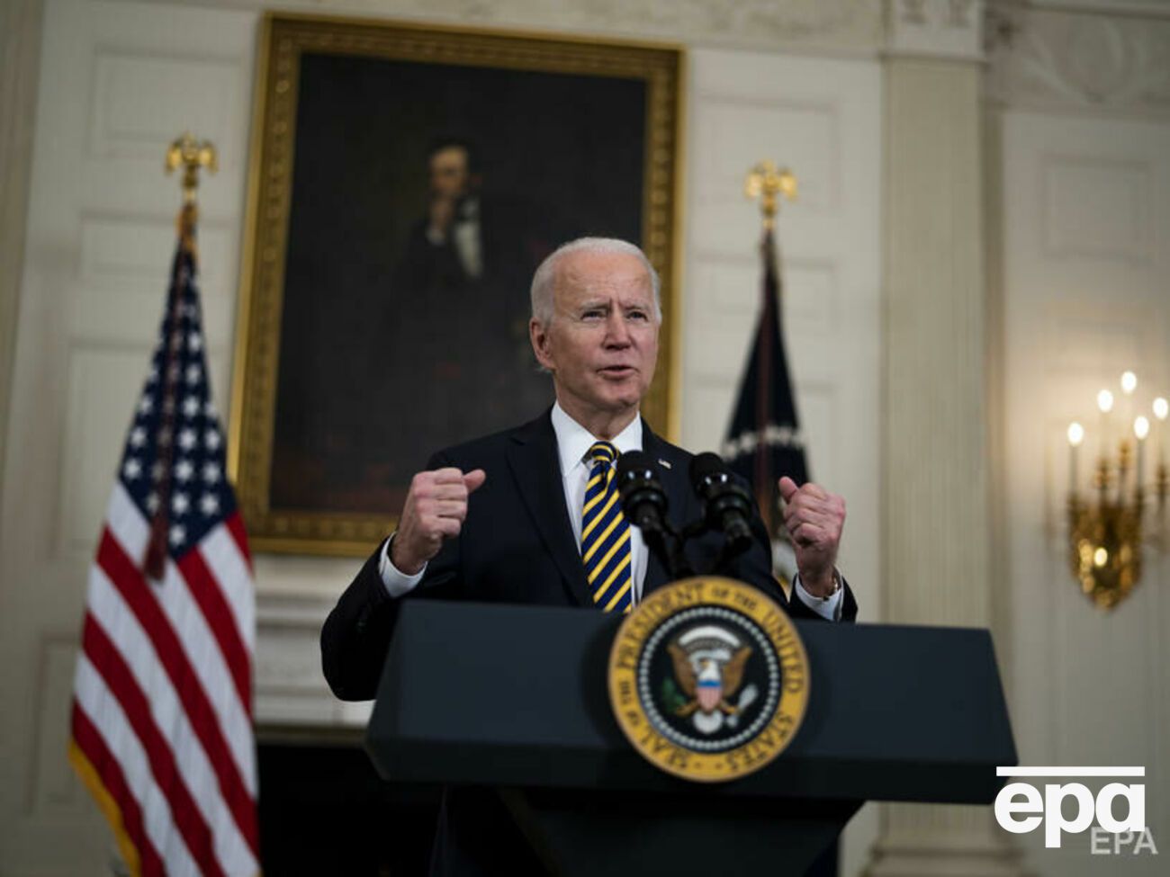 Байден: США продовжують підтримувати Україну і її союзників та партнерів сьогодні, як і від самого початку цього конфлікту