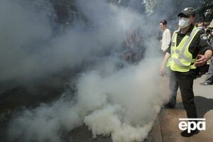 Полицейские не предпринимали ответных действий