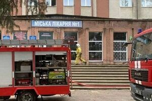 Пожежа сталася на другому поверсі лікарні