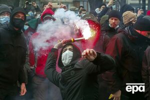 Участники протеста предупредили Зеленского, что у него есть неделя, чтобы освободить Стерненко
