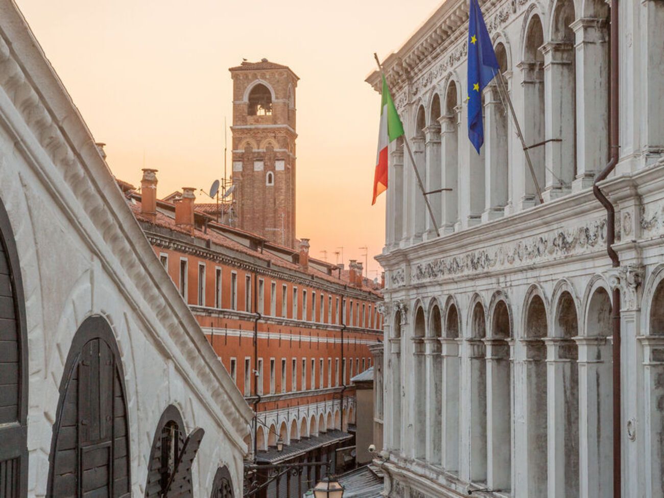 В конце февраля в Венеции были низкие приливы