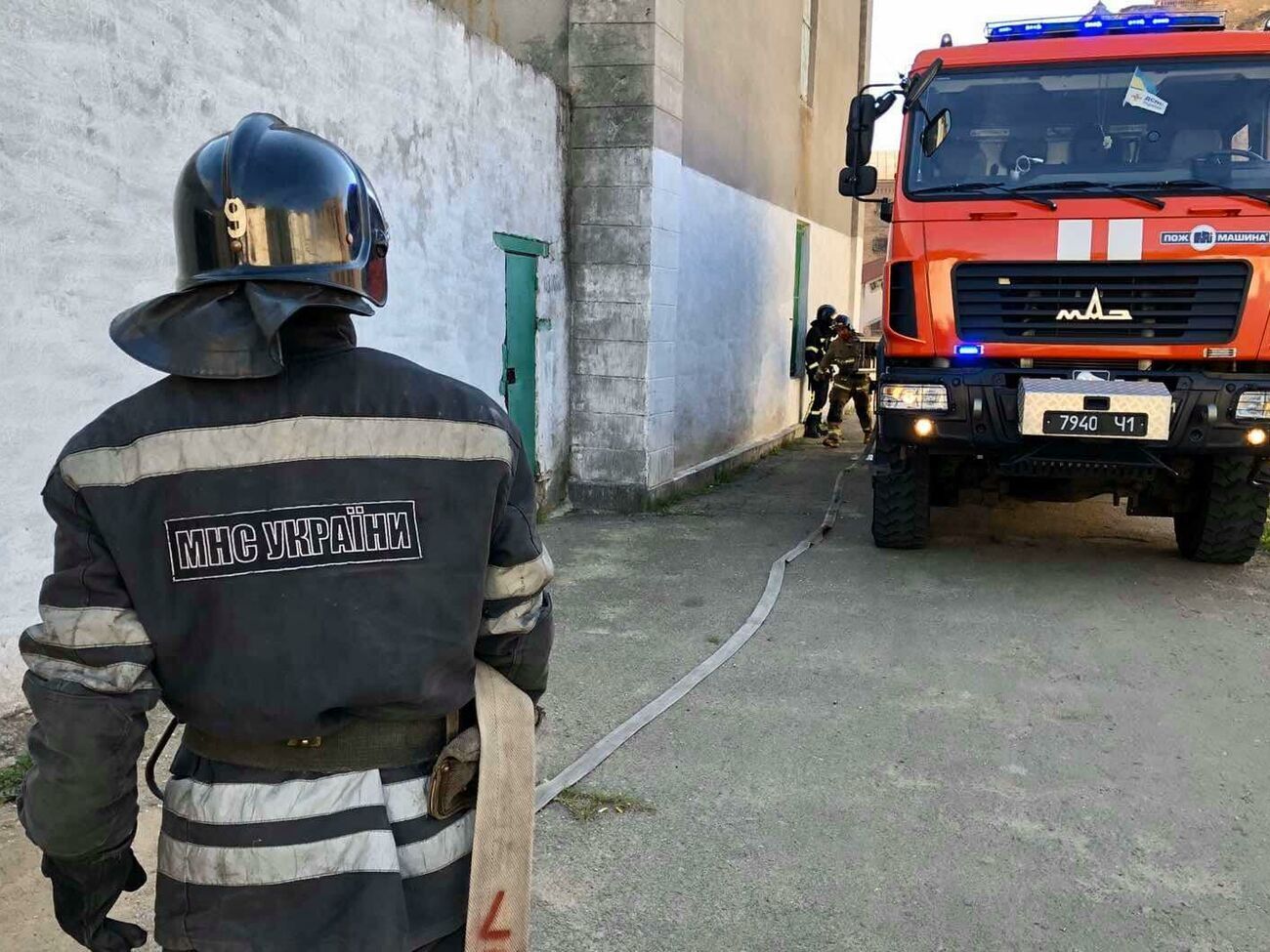 Пожежа сталася в підсобному приміщенні для господарського інвентарю