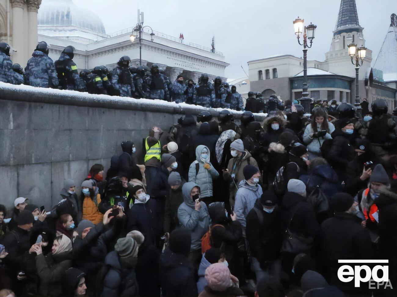 Протести в РФ відбулися після затримання Навального