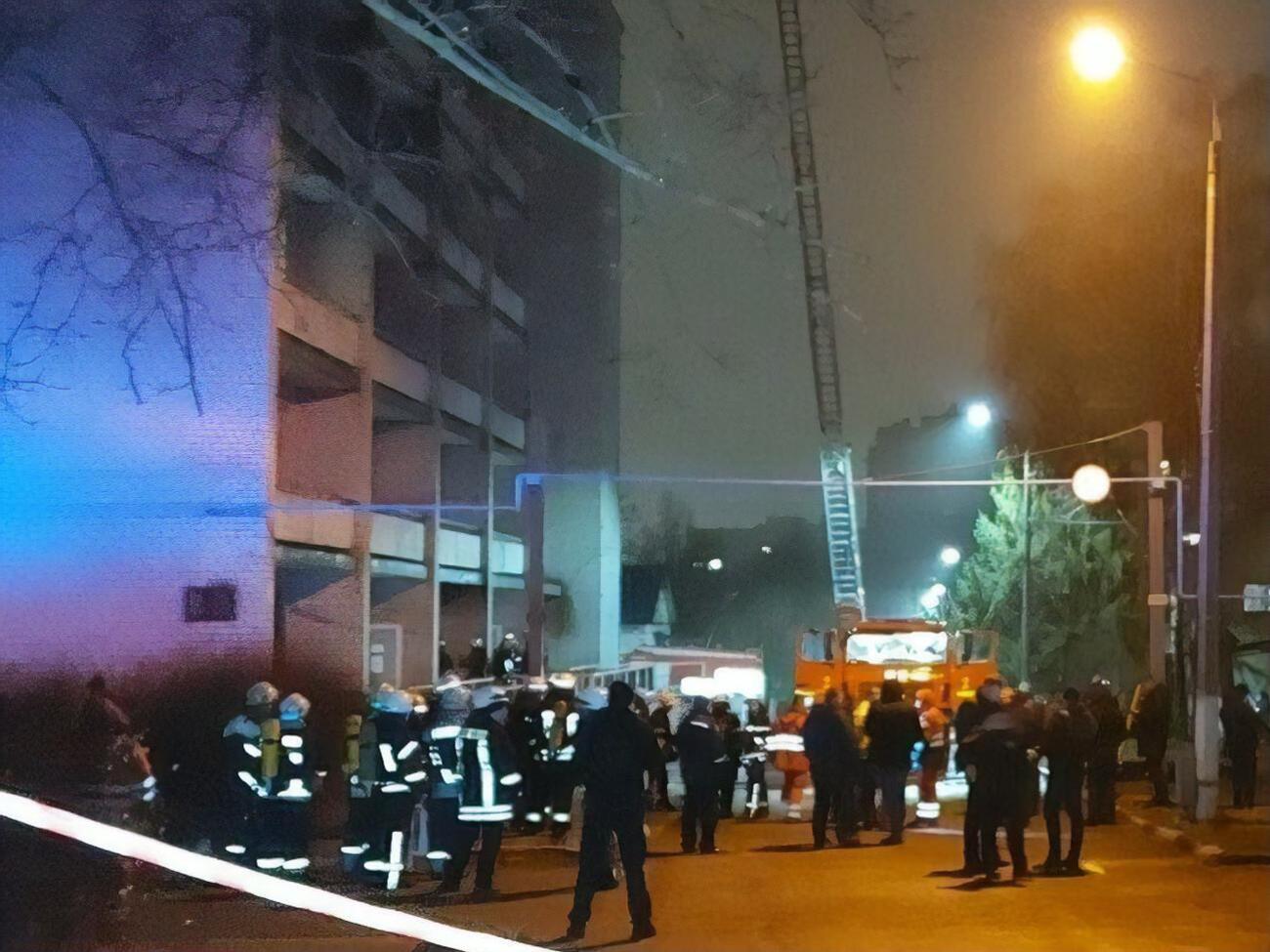 Пожар начался в 23.25 3 февраля