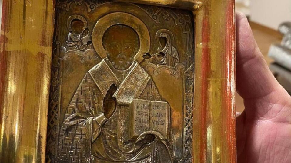 Додік подарував Лаврову старовинну українську ікону у грудні 2020 року