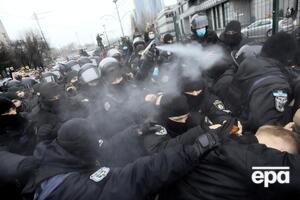 4 лютого під телеканалом "Наш" сталися сутички з поліцією