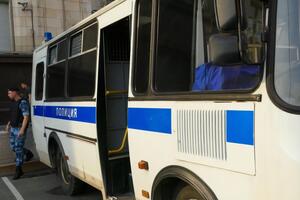 Автозак должен был отвезти арестованных в спецприемник в Егорьевске