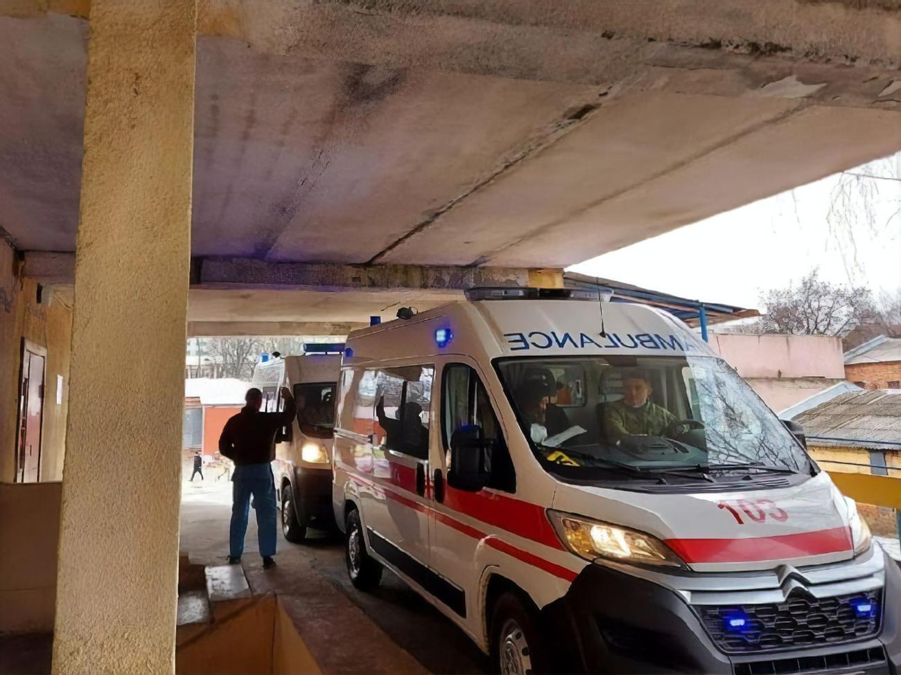 Раненого отвезли в больницу