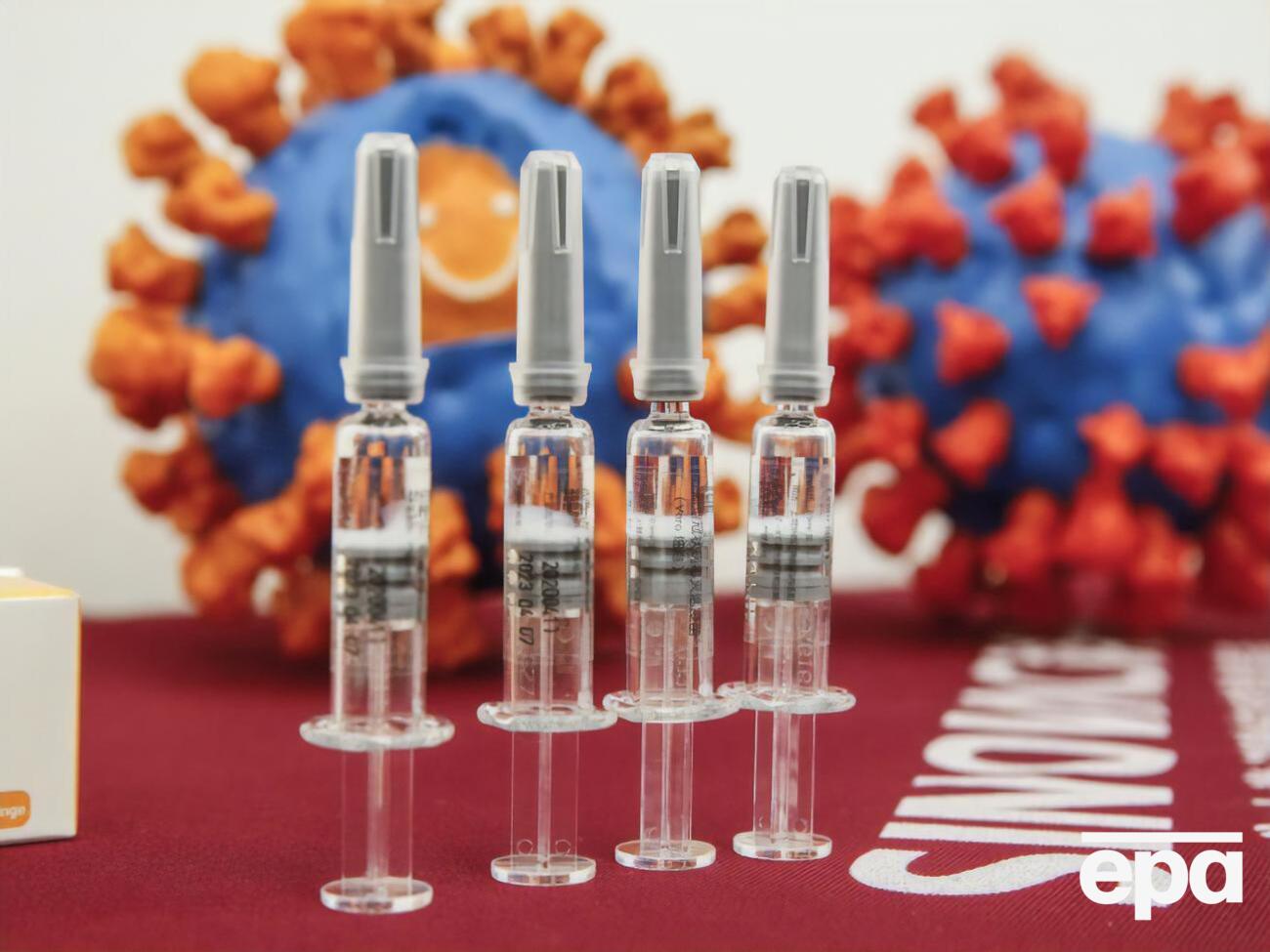 Вакцина Sinovac демонструвала від 50,38% до 91,25% ефективності