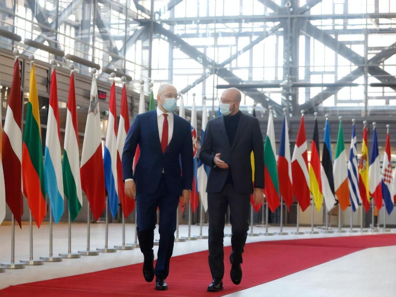 Шмыгаль встретился с Мишелем 8 февраля в Брюсселе