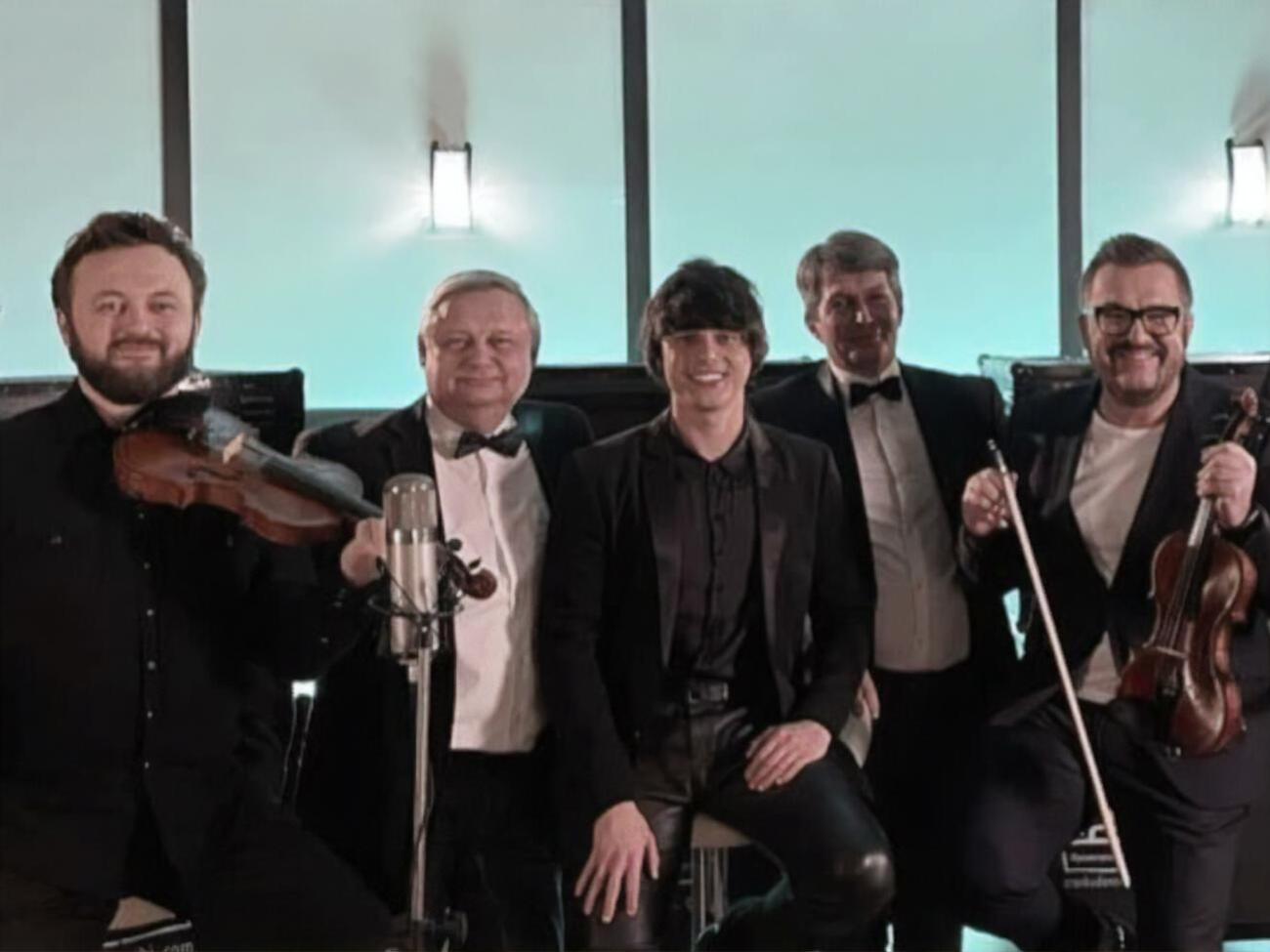 Пономарев, Пивоваров, Dzidzio и Alekseev спели в четыре голоса