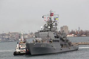 Корабли пришвартовались у одного из причалов Одесского морвокзала