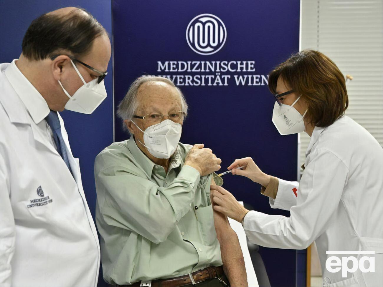В Австрии от коронавируса вакцинировали более 1 млн человек