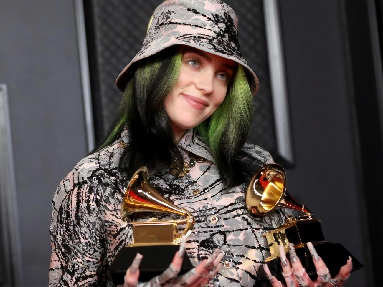Біллі Айліш &ndash; дворазова володарка премії "Греммі" 2021 року