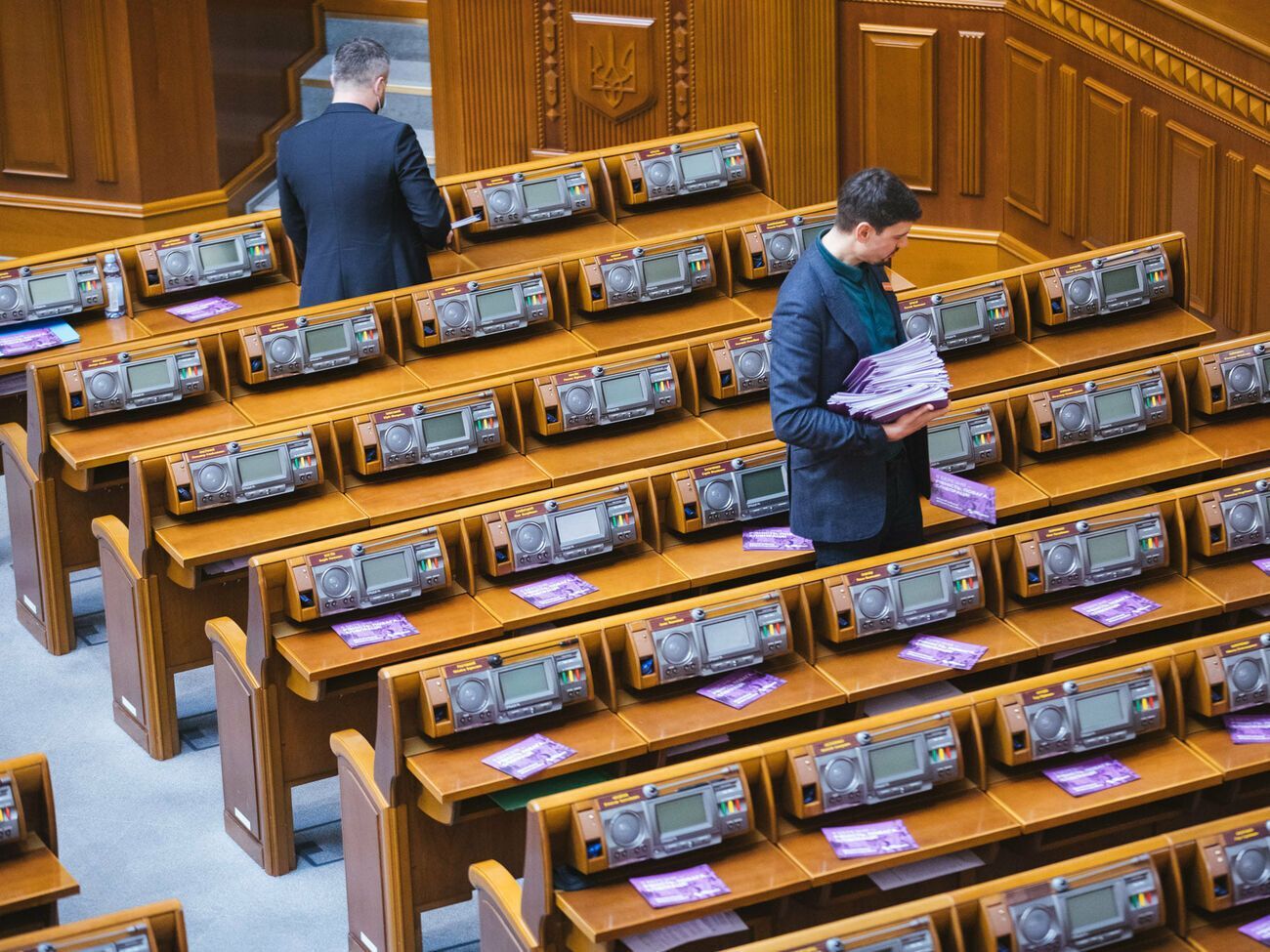 Сенсорные кнопки для голосования&nbsp;в&nbsp;Верховной Раде начали использовать 2 марта