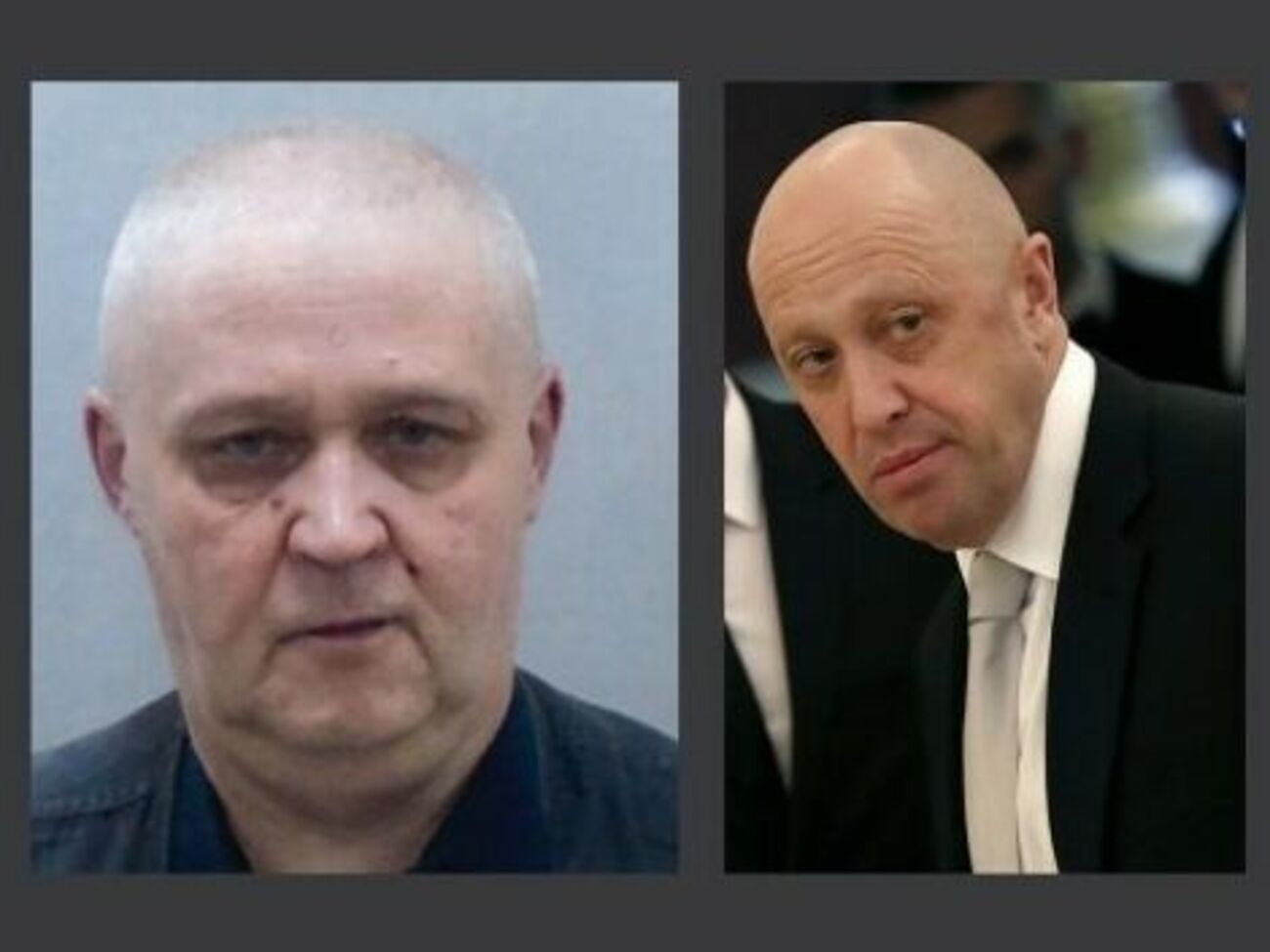 Про двійника (ліворуч) відомого бізнесмена Євгена Пригожина (праворуч), який прилітав у Литву, розповіла литовська контррозвідка