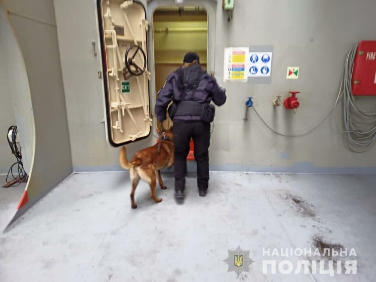 Вибухових пристроїв на борту судна не виявили