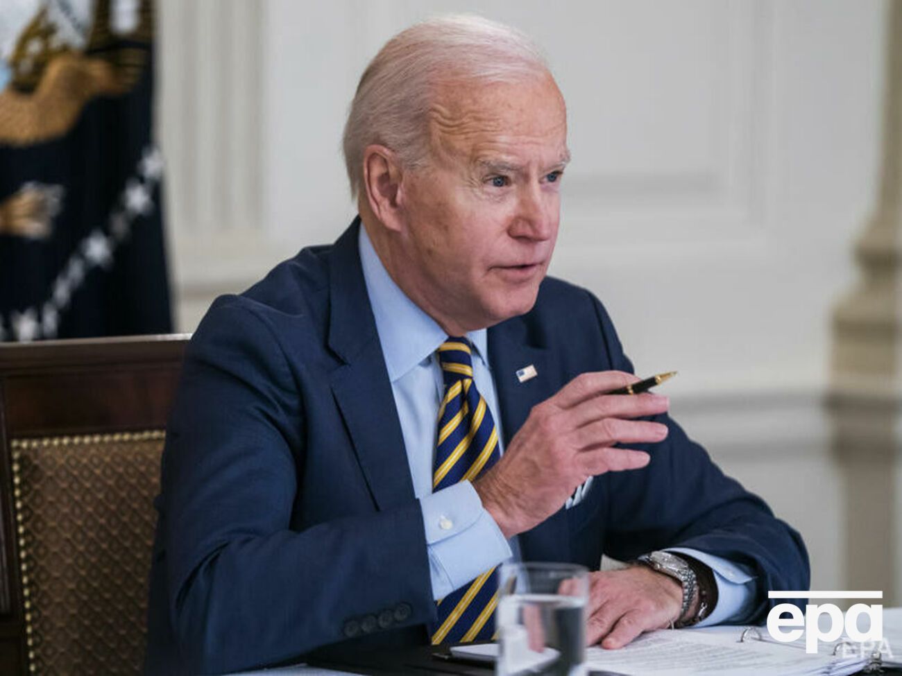 Заявление Байдена (на фото) о Путине прозвучало 17 марта