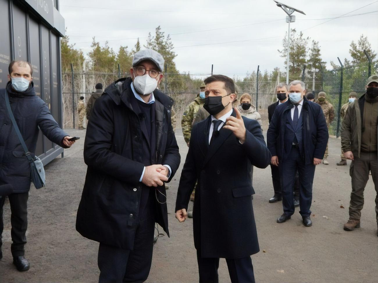 Мишель и Зеленский вместе съездили на Донбасс