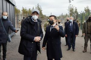 Мішель і Зеленський разом з'їздили на Донбас