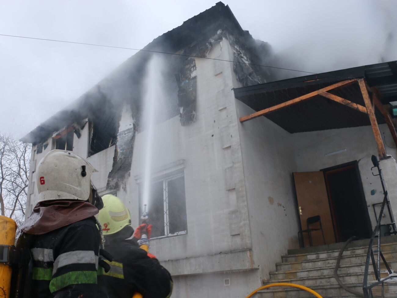 Пожежа в двоповерховому будинку для людей похилого віку в Харкові сталася 21 січня