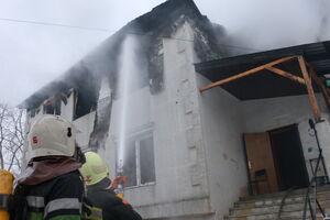 Пожежа в двоповерховому будинку для людей похилого віку в Харкові сталася 21 січня
