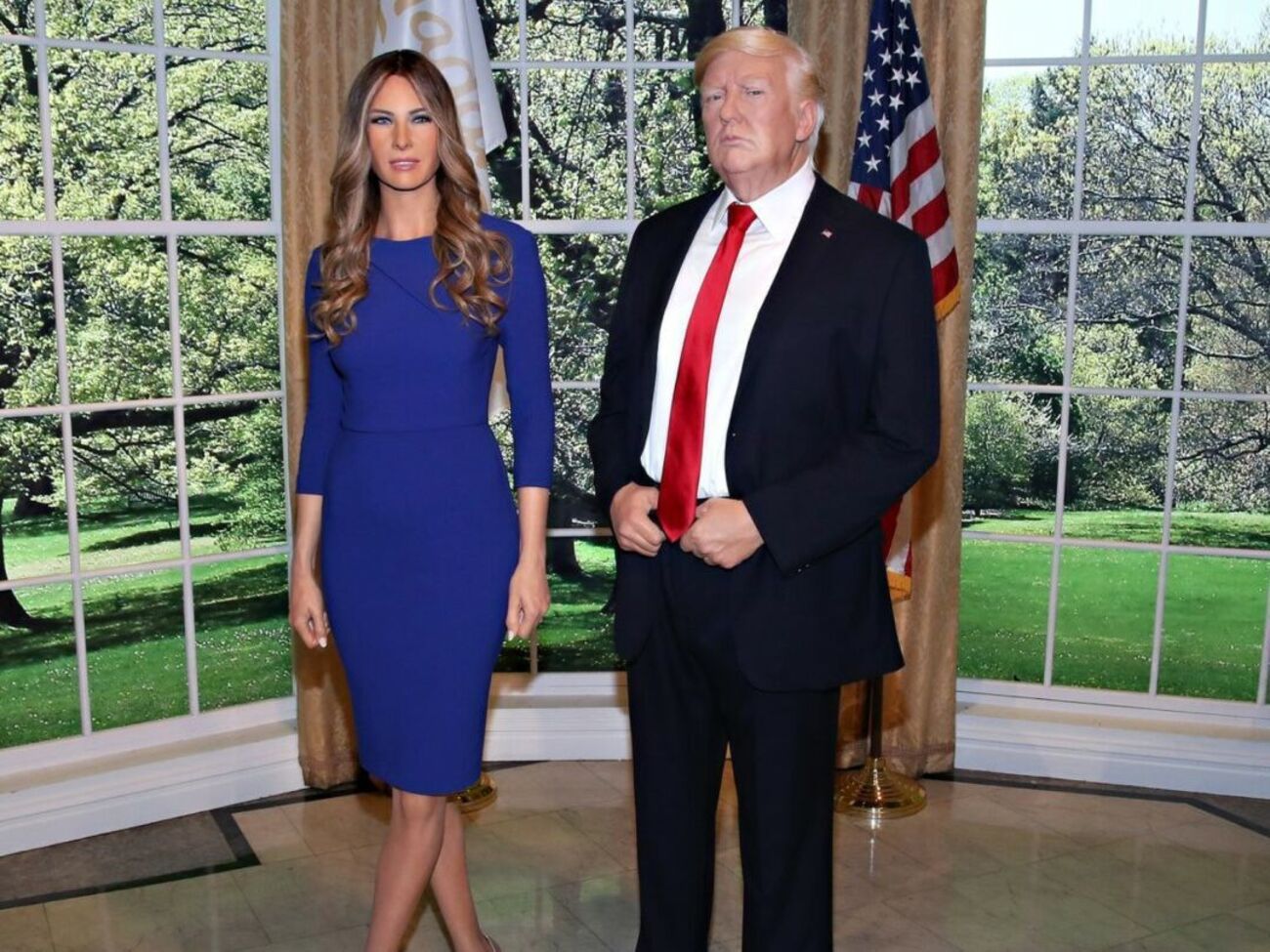 Фигура Трампа есть в нью-йоркском филиале музея