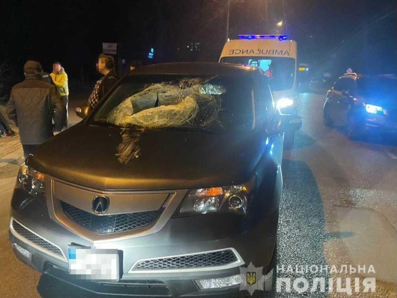 Дитина їхала на передньому сидінні
