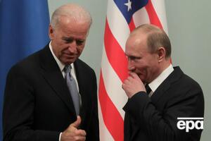 Байден (слева на фото) заявил, что Путин заплатит за вмешательство в американские выборы