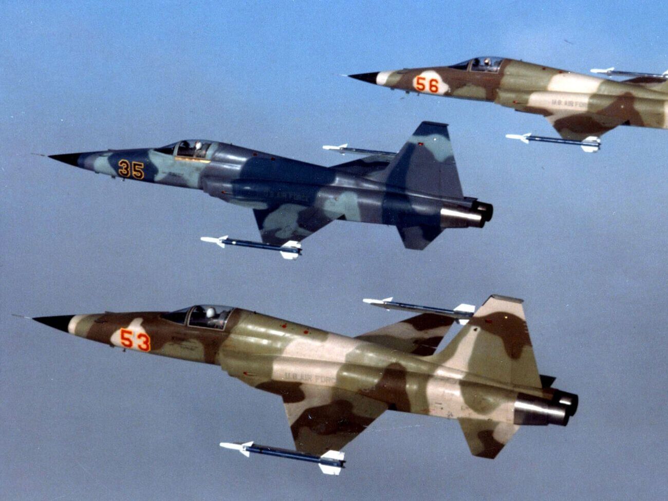 Винищувачі F-5Е експлуатують із 1964 року