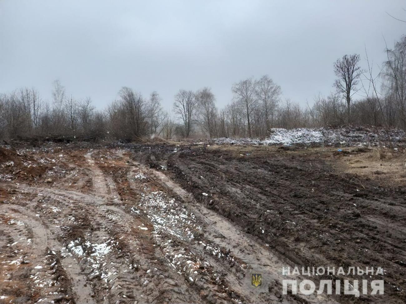 Серед сміття виявили маски, халати, рукавички, упаковки від таблеток та інших препаратів
