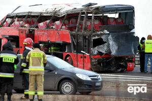 6 березня з естакади в кювет злетів автобус "Познань – Херсон" із 57 українцями