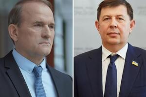 Проти Медведчука (зліва) і Козака (праворуч) РНБО раніше ввела санкції