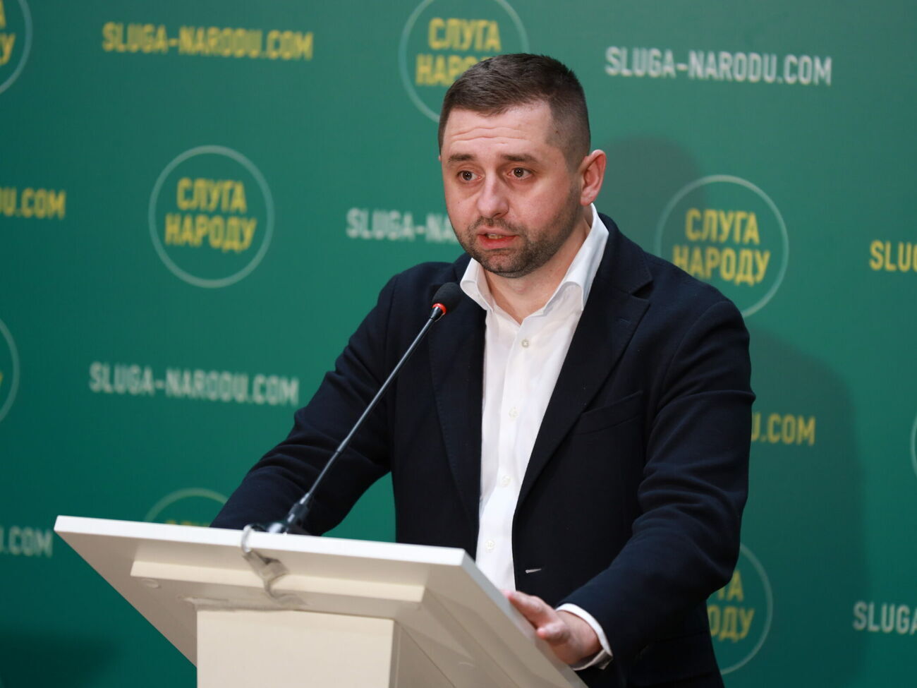Хомчак выступит в Раде с докладом о ситуации на Донбассе, сказал Арахамия (на фото)