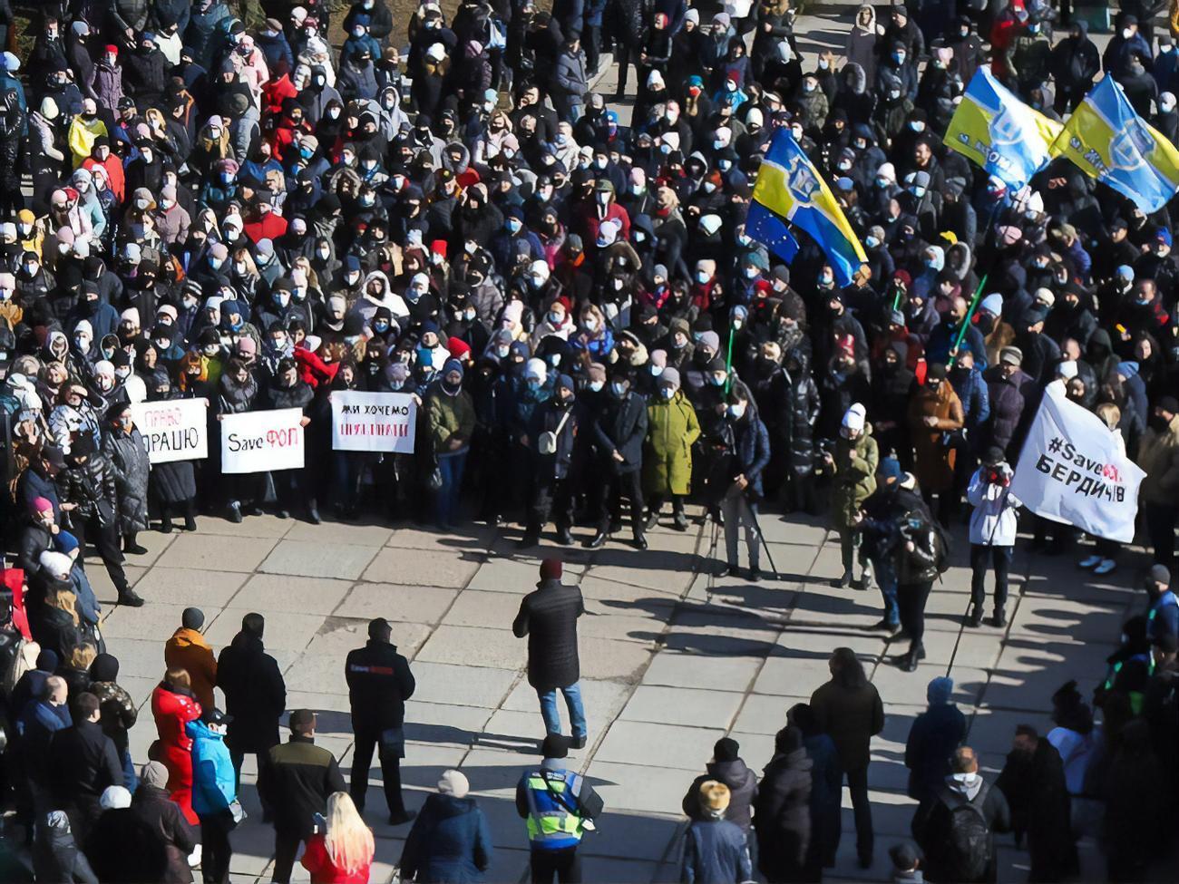 Підприємці вийшли на мітинги проти карантину