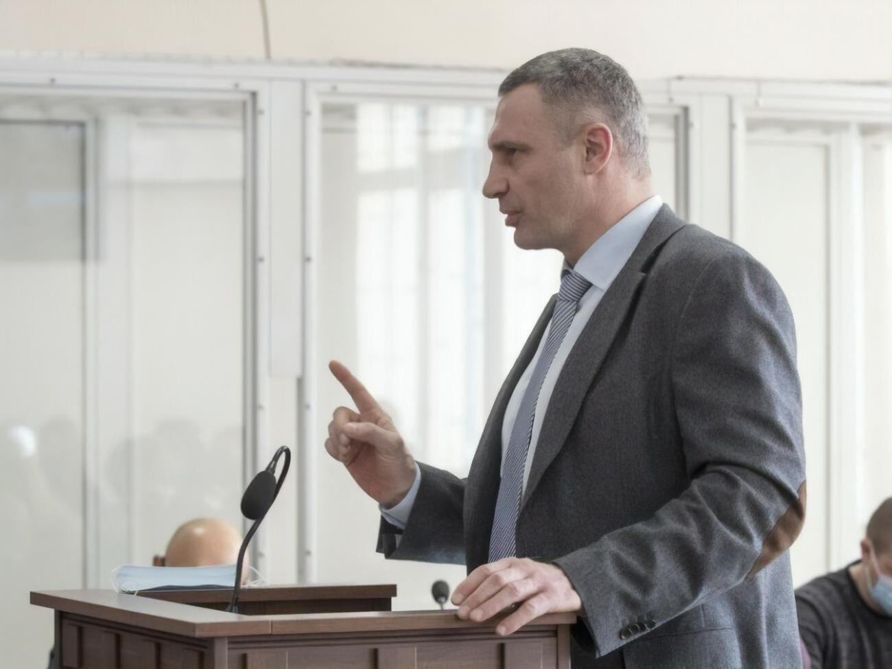 На суді Кличко говорив про події, у яких брав участь як народний депутат і один із лідерів Майдану