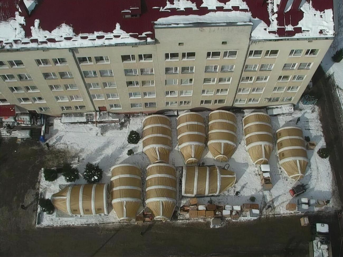 Мобільний госпіталь для хворих на COVID-19 розпочав роботу 24 лютого