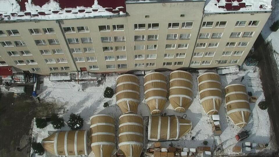 Мобільний госпіталь для хворих на COVID-19 розпочав роботу 24 лютого
