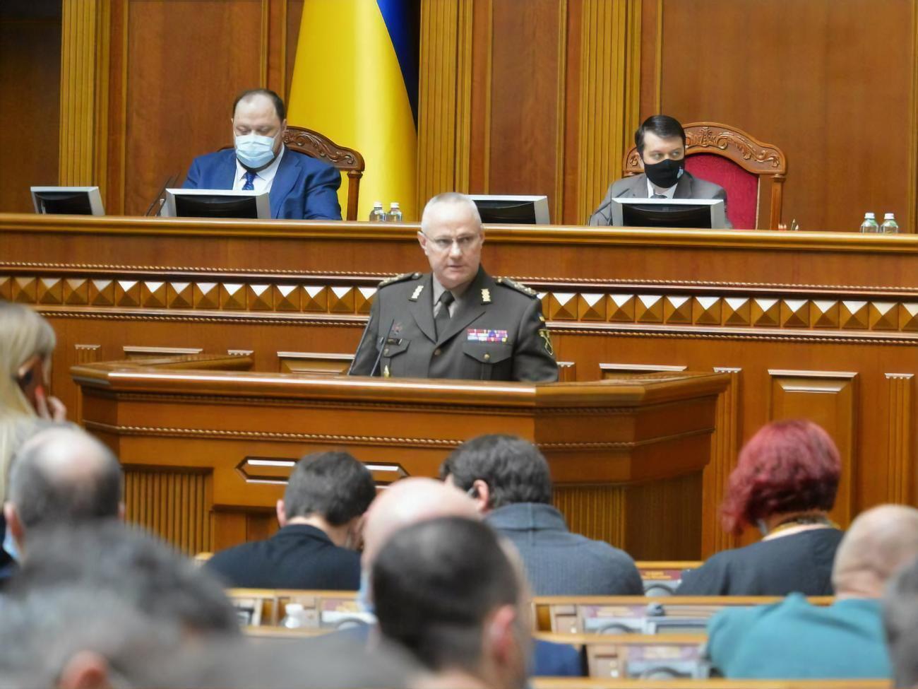 Сапери оглядали район, де напередодні російські окупаційні сили встановили протипіхотні міни, сказав Хомчак