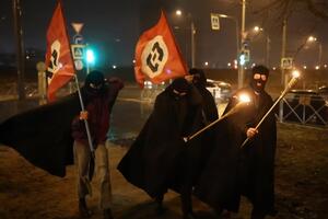 Участники акции вторые сутки находятся в полицейском участке