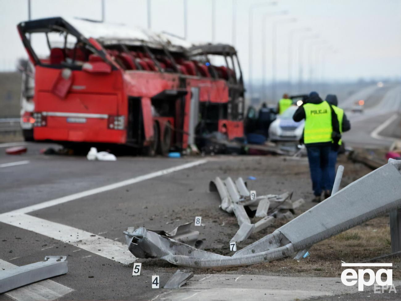 На 8 марта госпитализированы 25 граждан Украины, пострадавших в ДТП рейсового автобуса в Польше