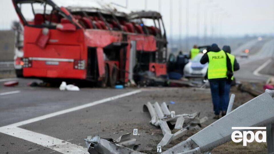 На 8 марта госпитализированы 25 граждан Украины, пострадавших в ДТП рейсового автобуса в Польше